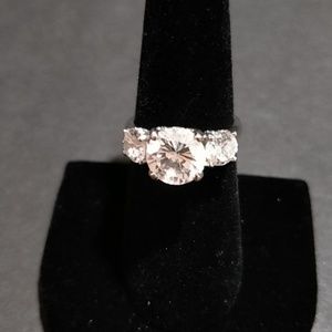 * Silver 3 Stone Ring